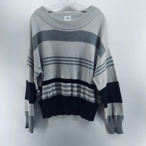 Lucky Bran casual winter wide neck Sweater size large - Picture 1 of 9